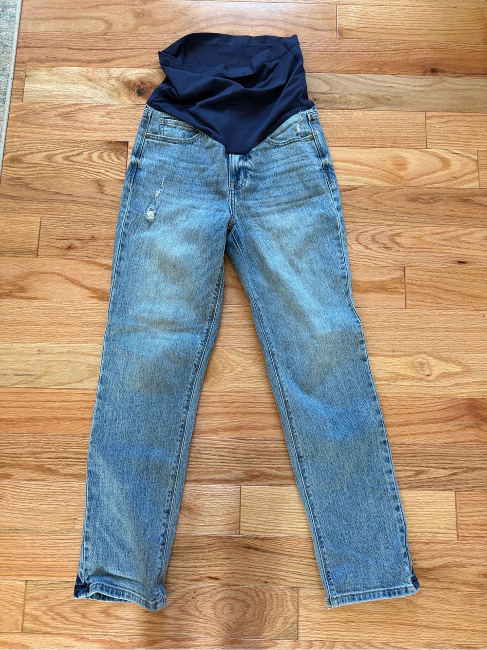 PinkBlush Maternity Straight Leg Jeans Size 25 Medium Wash